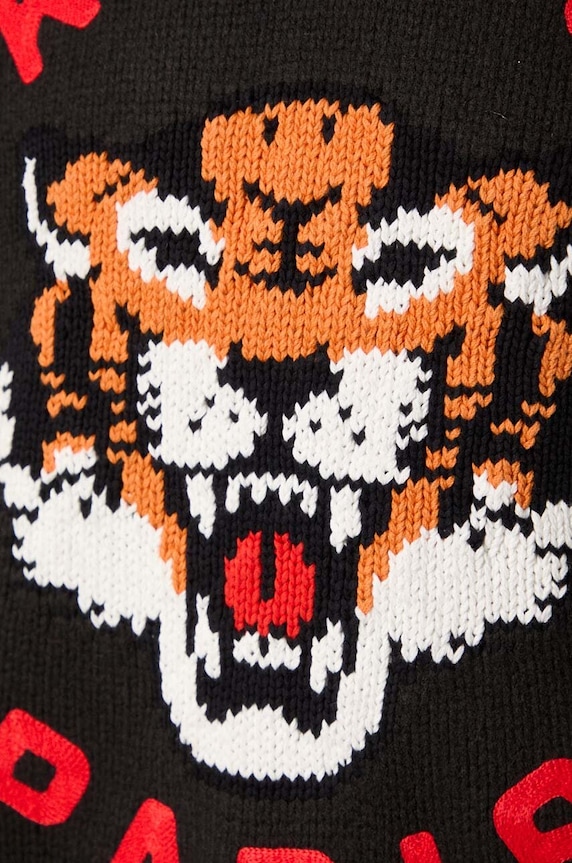 Kenzo maglione in lana Rws Lucky Tiger Jumper FE68PU4773LH.99J