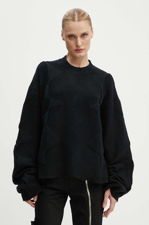 Heliot Emil maglione in lana PREAW24.M.07.063.BLK01 nero AW24