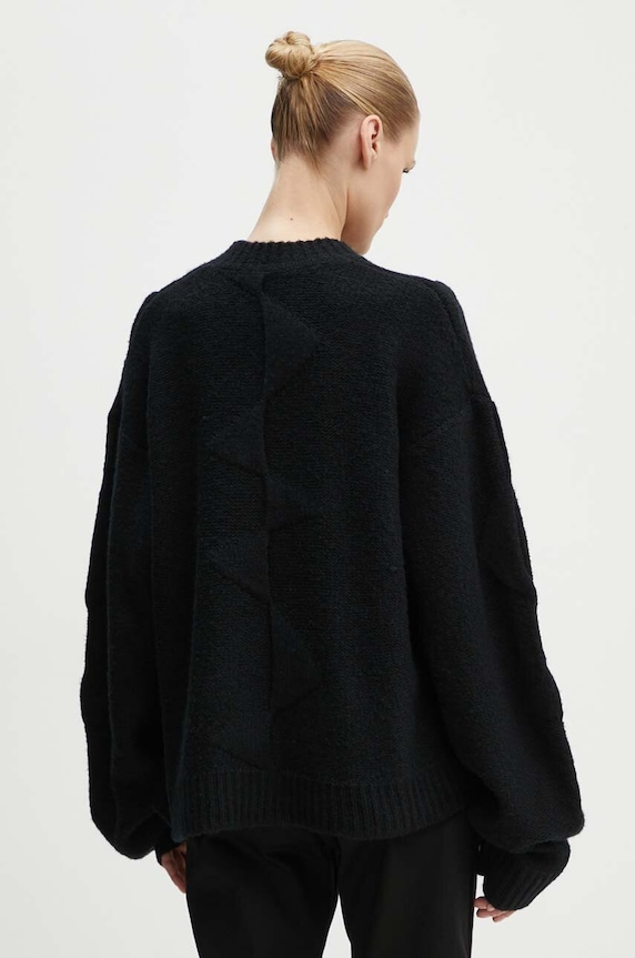Heliot Emil maglione in lana PREAW24.M.07.063.BLK01
