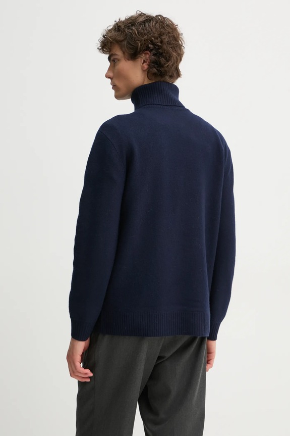 Vuneni pulover A.P.C. pull walter WVBDJ.M23248 mornarsko plava