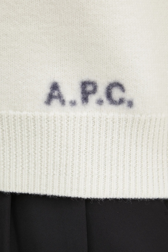 A.P.C. pulover de lana pull esther WVBDK.F23373 bej