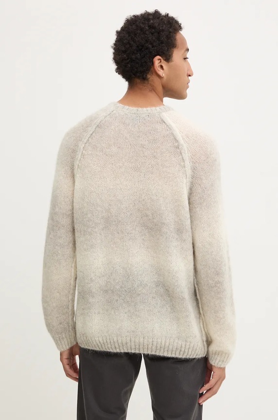 Ruházat A.P.C. gyapjú pulóver pull mavericks WPABI.M23396 bézs