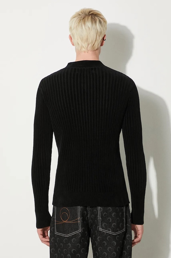 Свитер Martine Rose Chenille V-Neck Jumper 946YA02008 чёрный