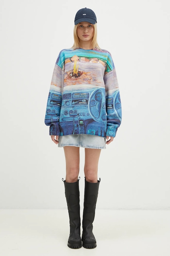 Шерстяной свитер JW Anderson Printed Jumper KW1294.YN0373.835