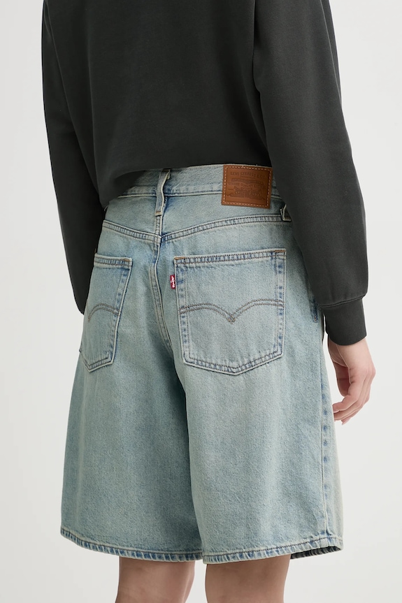 Oblečenie Rifľové krátke nohavice Levi's BAGGY DAD 000MJ modrá