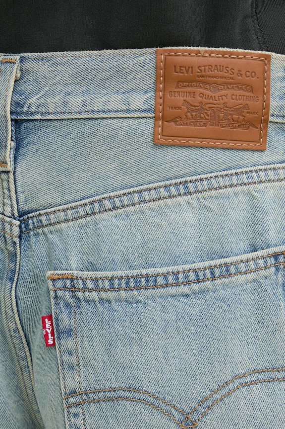 Rifľové krátke nohavice Levi's BAGGY DAD modrá 000MJ