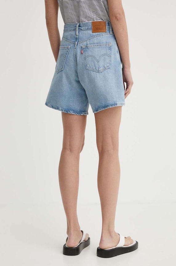 Oblečenie Rifľové krátke nohavice Levi's HIGH BAGGY SHORT A9311 modrá