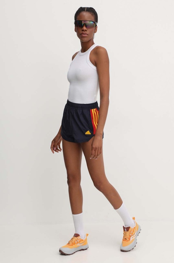 adidas pantaloni scurti Tiro panza bleumarin IZ2079
