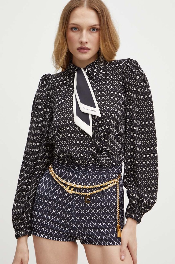 Kraťasy Elisabetta Franchi černá SHS0146E2