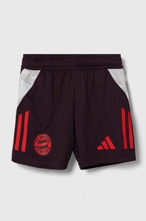 adidas Performance gyerek rövidnadrág FCB TR SHO IS9953 burgundia AW24