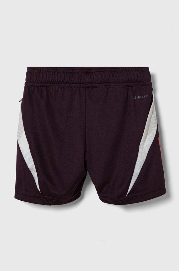 Fiú adidas Performance gyerek rövidnadrág FCB TR SHO IS9953 burgundia