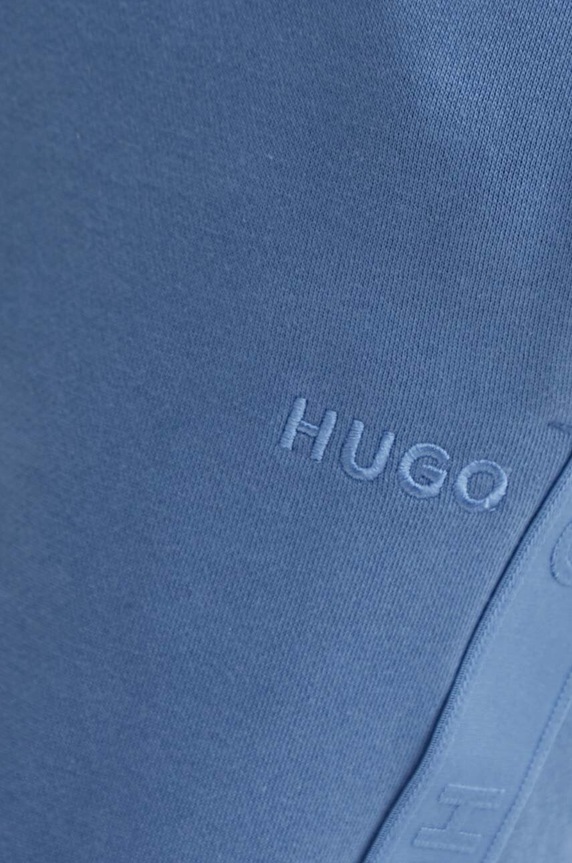 HUGO szorty bawełniane lounge niebieski 50520492