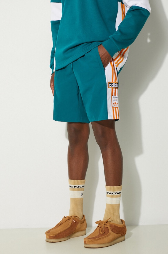 adidas Originals shorts Adibreak Shorts all-over print turquoise IW5814