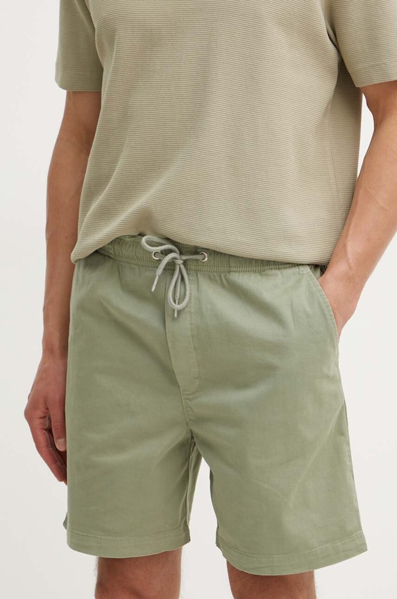 Pepe Jeans szorty RELAXED SHORT z elastanem zielony PM801104