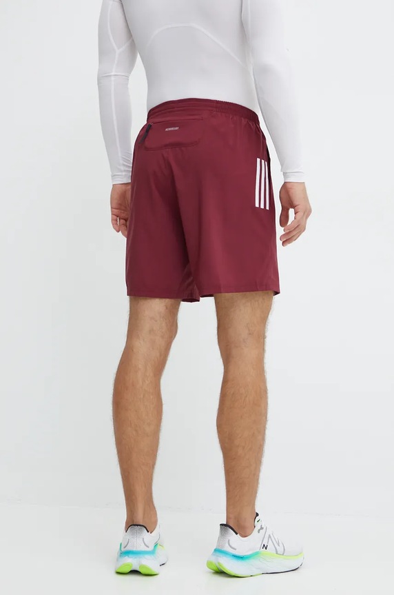 Oblečenie Bežecké šortky adidas Performance Own The Run Base IZ4088 burgundské