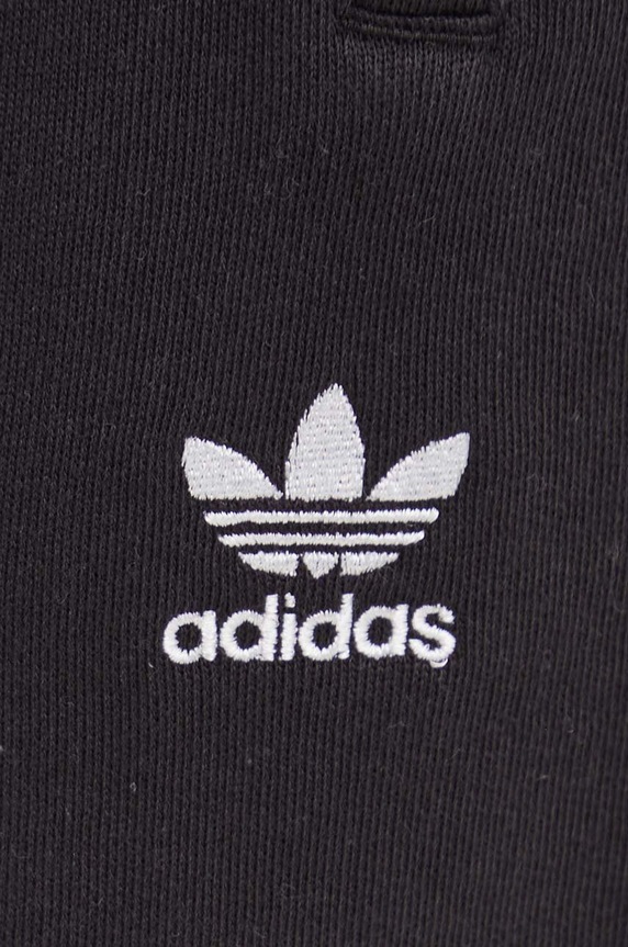 adidas Originals pantaloni scurți din bumbac Essential negru IY8520