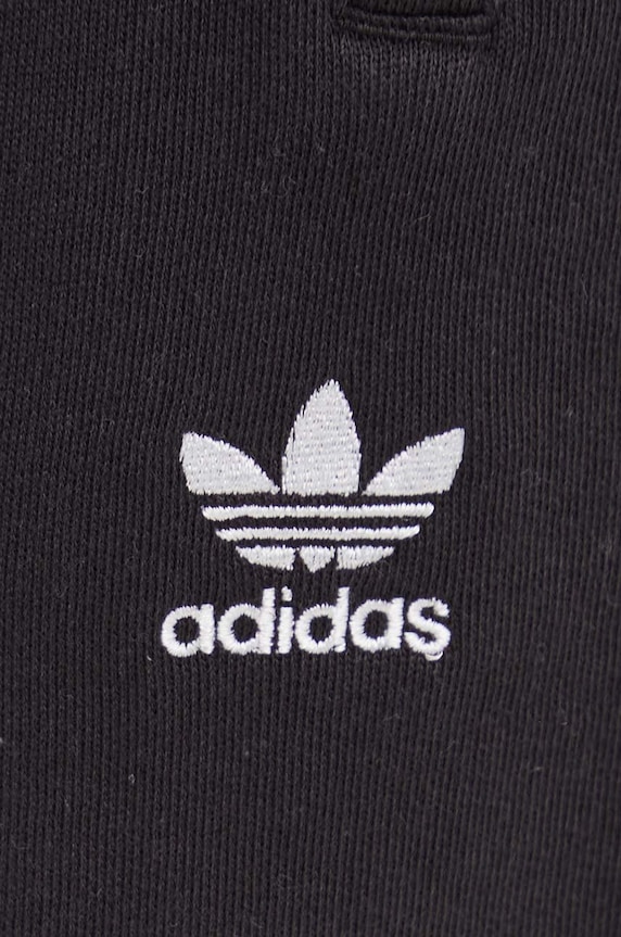 adidas Originals pantaloni scurți din bumbac Essential negru IY8520
