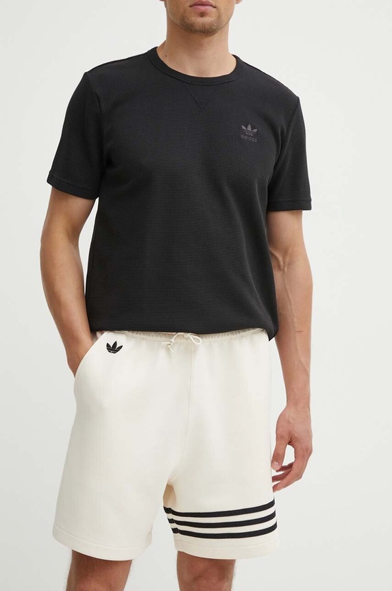 adidas Originals szorty dzianina beżowy JF9148