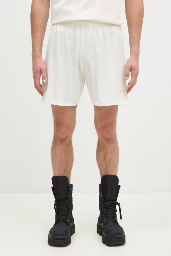 adidas pantaloncini Anniversary Shorts piccola impronta beige IT2744