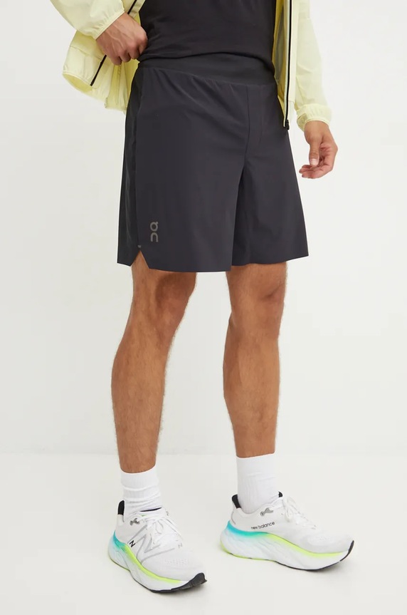 Běžecké šortky On Lightweight látka černá 1ME11530553
