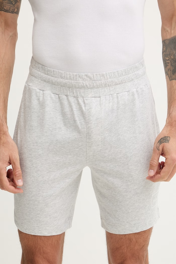 HUGO pantaloni scurți de pijama bărbați cu bumbac Laze Shorts CW gri 50525247
