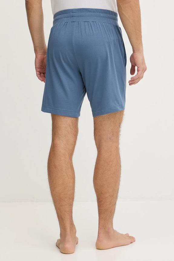 HUGO pantaloni scurți de pijama bărbați cu bumbac Laze Shorts CW 50525247 albastru SS26