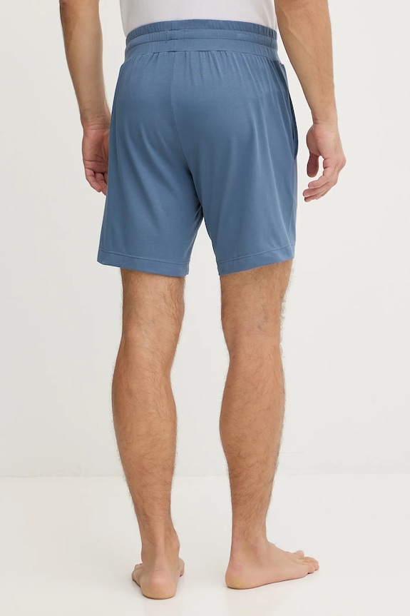 HUGO pantaloni scurți de pijama bărbați cu bumbac Laze Shorts CW 50525247 albastru SS26