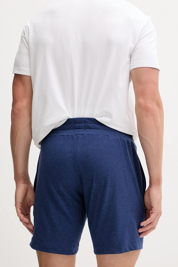 Odzież HUGO szorty piżamowe męskie z bawełną Laze Shorts CW 50525247 granatowy