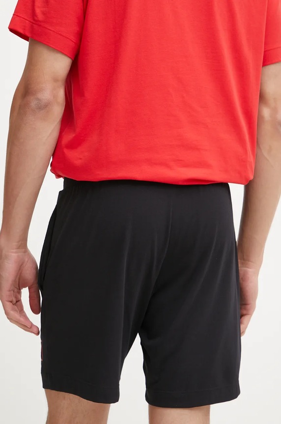 Oblečení HUGO pyžamové šortky pánské s bavlnou Laze Shorts CW 50525247 černá