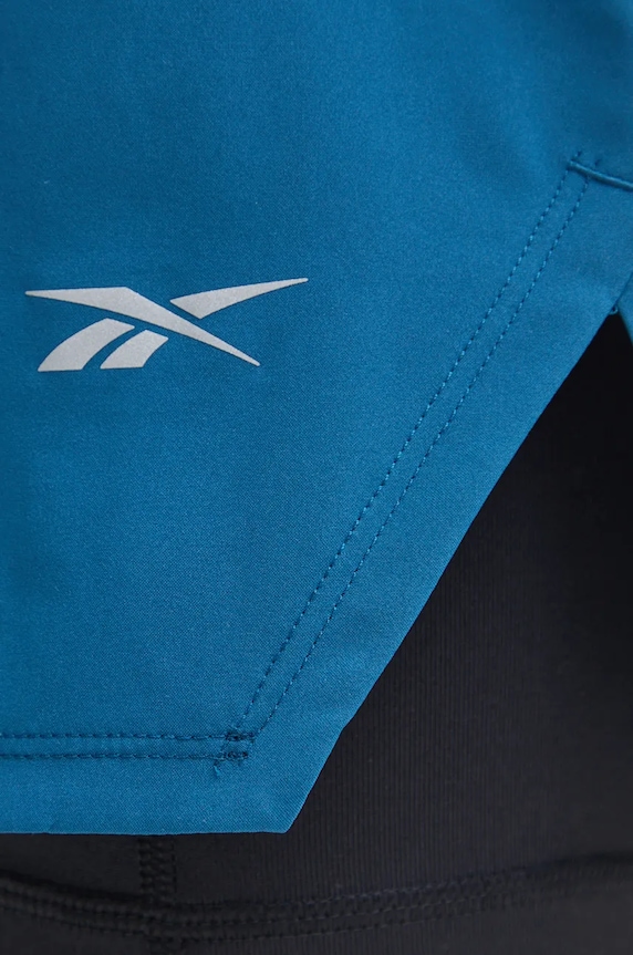 Reebok szorty do biegania turkusowy 100206010
