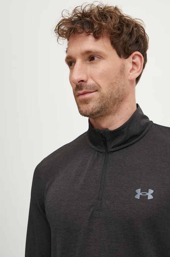 Dukserica za trčanje Under Armour Seamless Stride crna 1378168