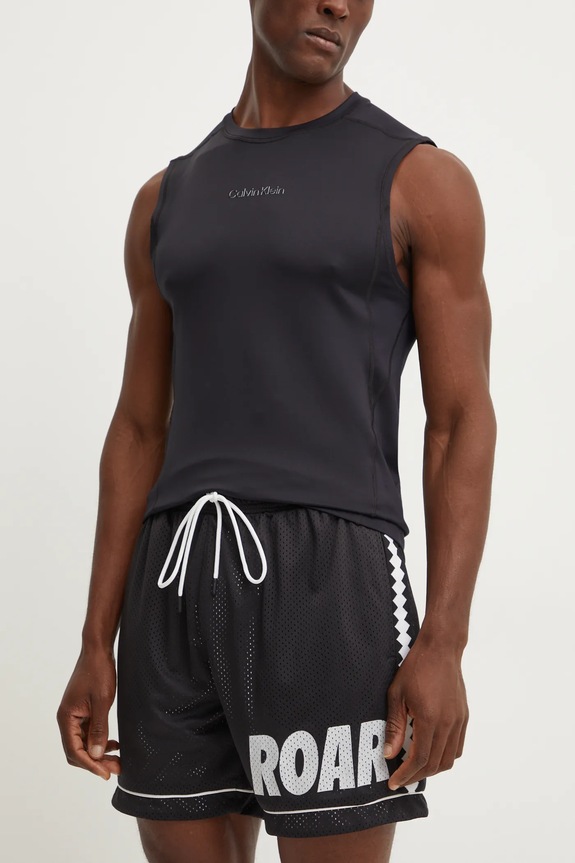 Kratke hlače za trening Puma Media Day Classics pletivo crna 627161