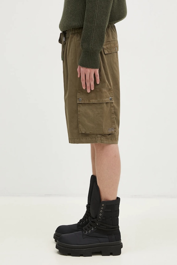 KSUBI cotton shorts Krush Cargo Short MPF24WA022 green AW24