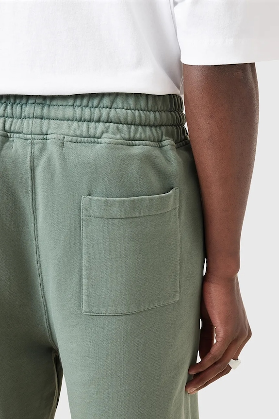 Βαμβακερό σορτσάκι AllSaints UNDRGRND SWEATSHORT πράσινο M002TC