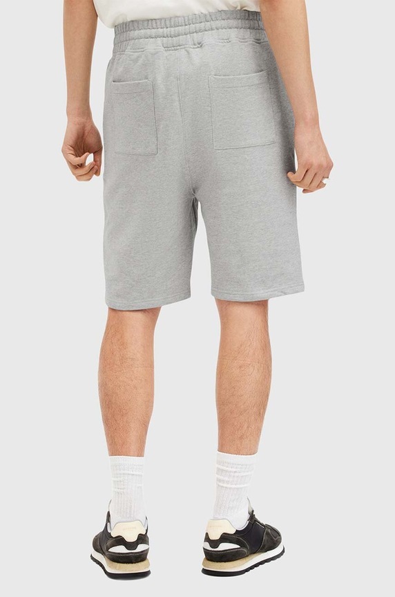 Bavlnené šortky AllSaints UNDRGRND SWEATSHORT M002TC sivá