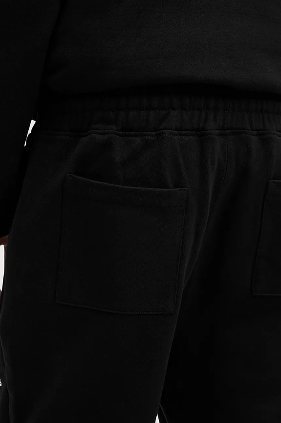 AllSaints szorty bawełniane UNDRGRND SWEATSHORT czarny M002TC