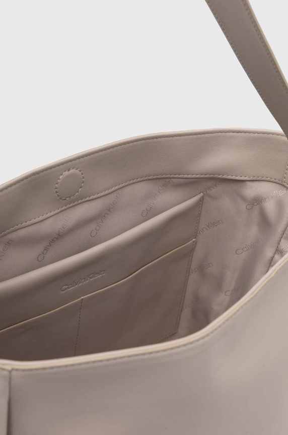 Calvin Klein torebka K60K612129 beżowy