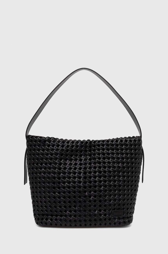 Kabelka Calvin Klein hladký černá K60K612131