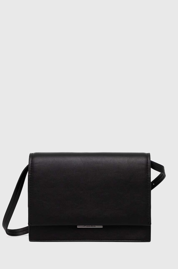 Calvin Klein torebka nie mieści A4 czarny K60K612158