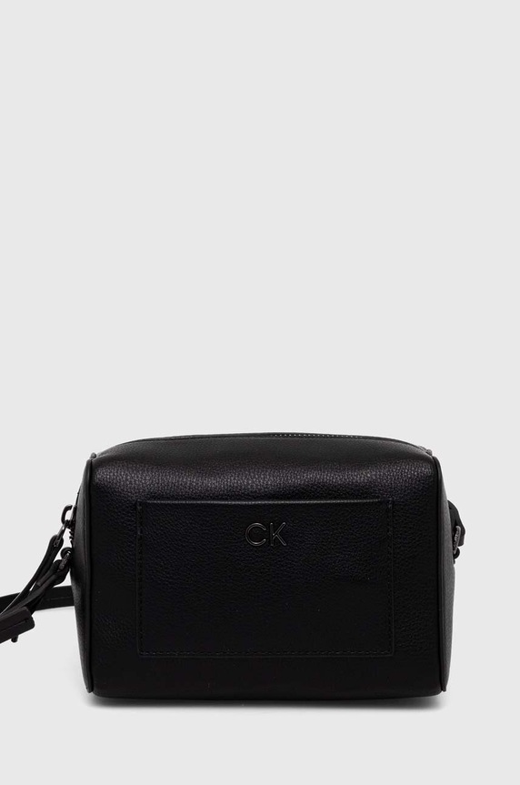 Calvin Klein torebka nie mieści A4 czarny K60K612274