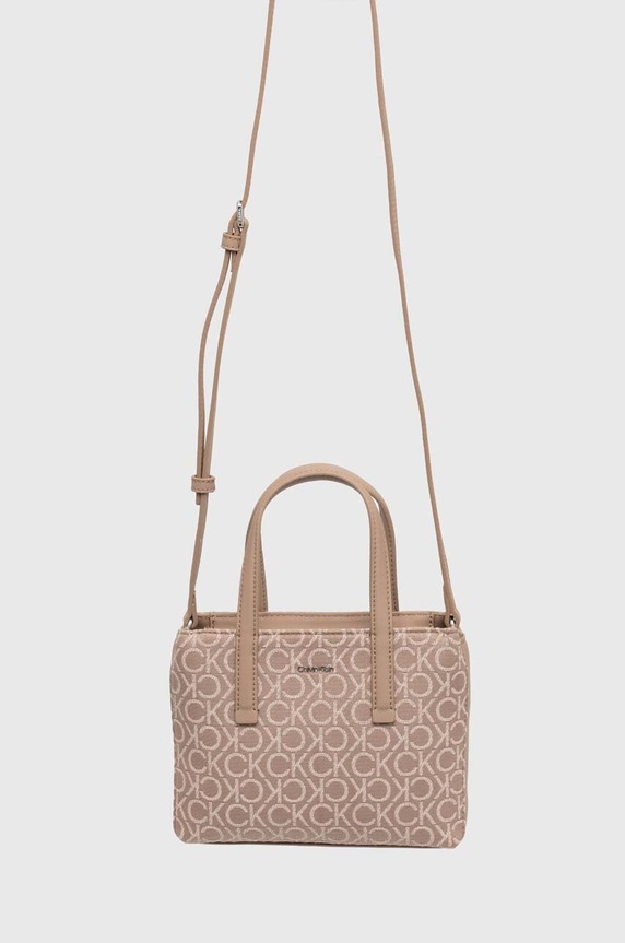 Kabelka Calvin Klein K60K612277 hnědá