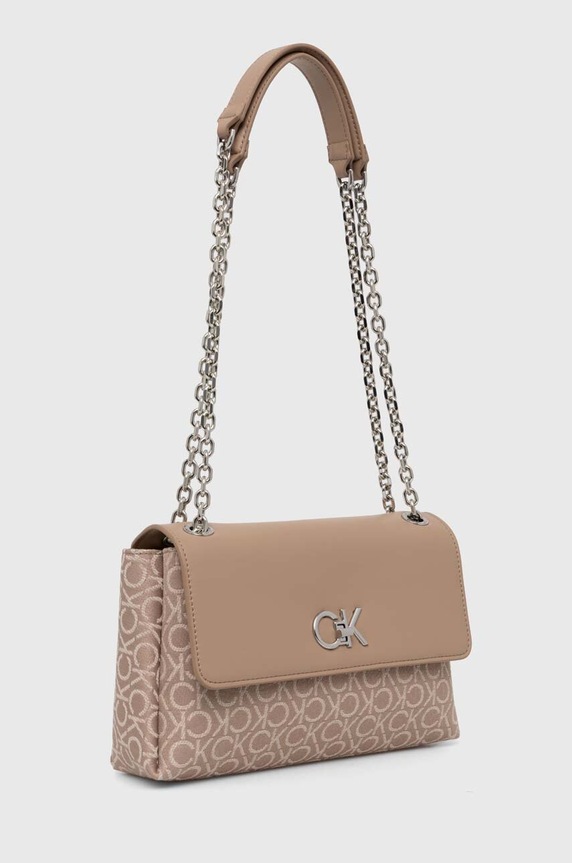 Kabelka Calvin Klein K60K612641 béžová AW24