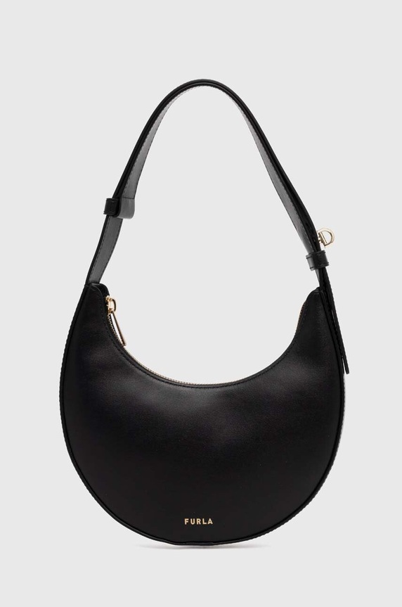 Furla poseta de piele uni negru WE00649.AX0733.O6000