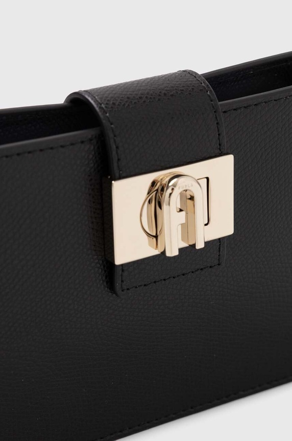 Furla torebka skórzana czarny WE00592.ARE000.O6000