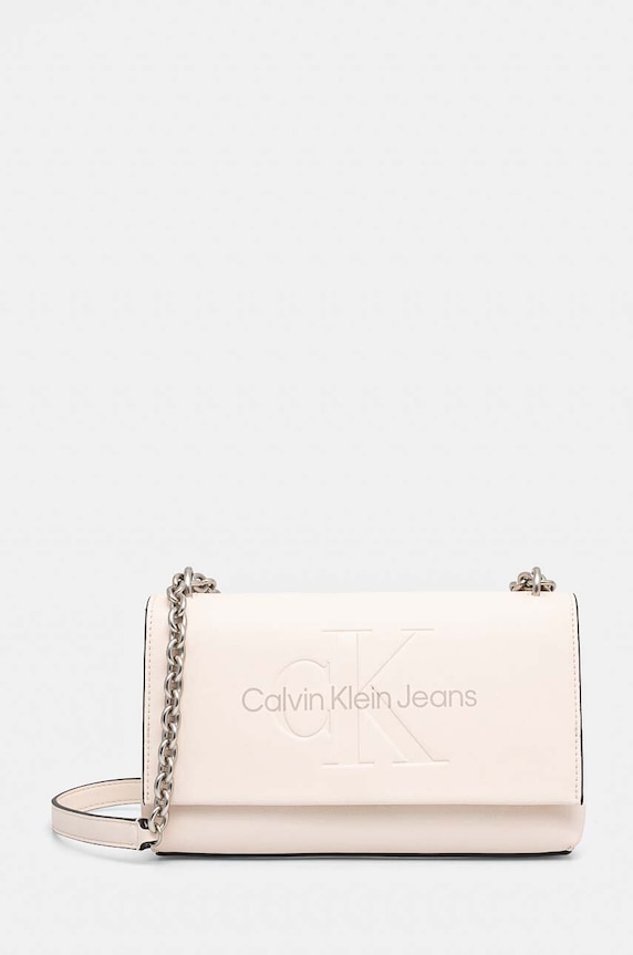 Calvin Klein Jeans borsetta sovrastampa beige K60K612221