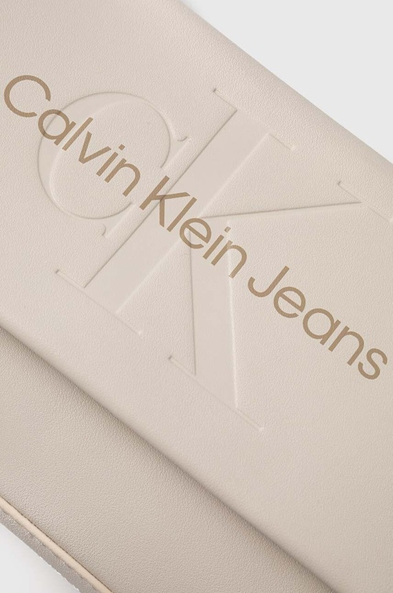 Kabelka Calvin Klein Jeans béžová K60K612221