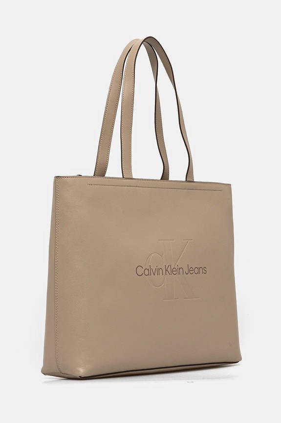Kabelka Calvin Klein Jeans K60K612222 béžová NC24