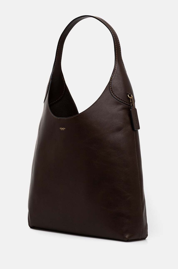 Coach leather handbag CU044 brown AA00