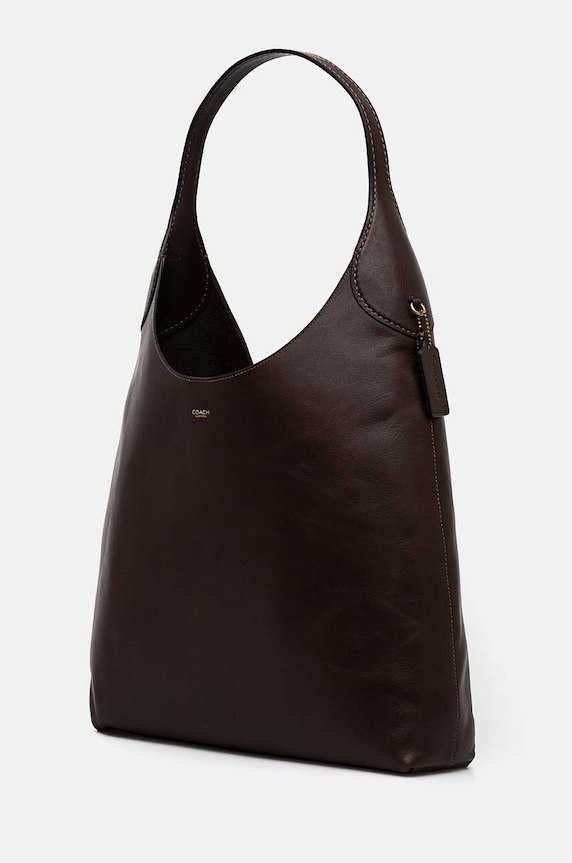 Coach leather handbag CU044 brown AA00