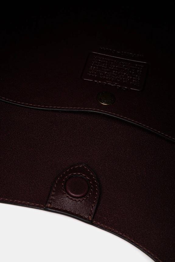 Coach geantă de piele Brooklyn Shoulder Bag 39 CU044 burgundia